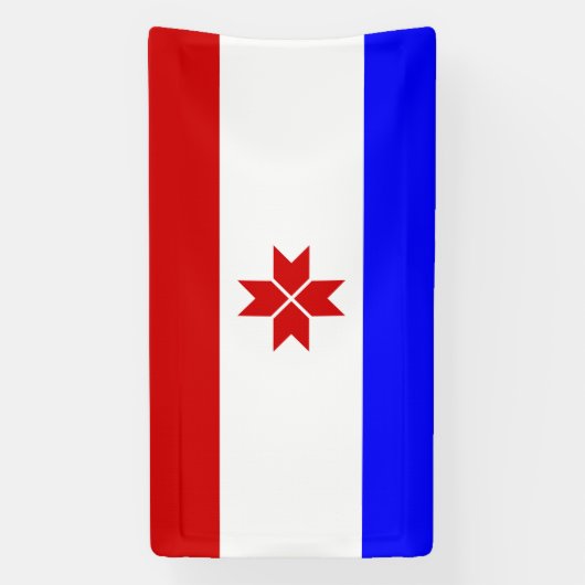 Mordovia Flag Spandoek (Verticaal)