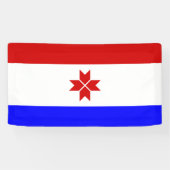 Mordovia Flag Spandoek (Horizontaal)