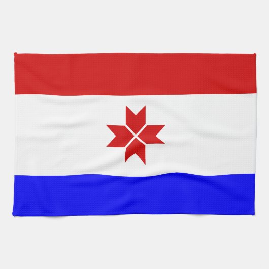 Mordovia Flag Theedoek (Horizontaal)