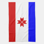 Mordovia Flag Theedoek (Verticaal)