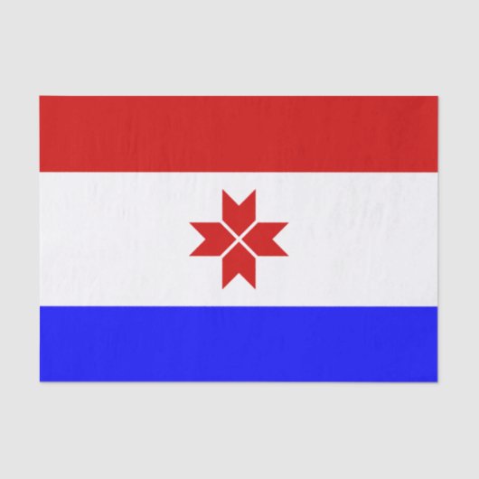 Mordovia Flag Tissuepapier (Voorkant)