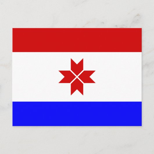 Mordoviaanse vlag briefkaart (Voorkant)