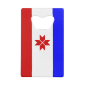 Mordoviaanse vlag creditkaart flessenopener (Achterkant)