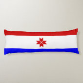 Mordoviaanse vlag lichaamskussen (Achterkant)