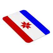 Mordoviaanse vlag magneet (Rechterzijde)