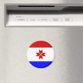 Mordoviaanse vlag magneet (Insitu (Vaatwasser))