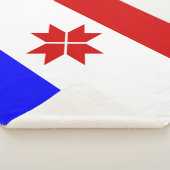 Mordoviaanse vlag sherpa deken (3/4)