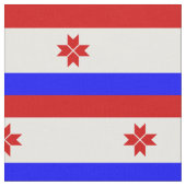 Mordoviaanse vlag stof (Close Up)