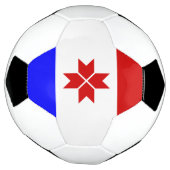 Mordoviaanse vlag voetbal (Gedraaid)