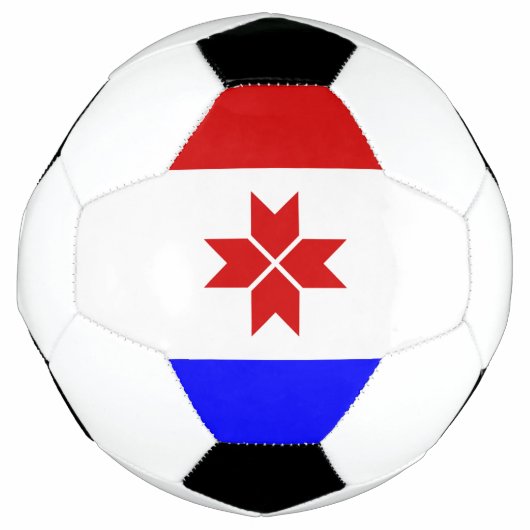 Mordoviaanse vlag voetbal (Voorkant)