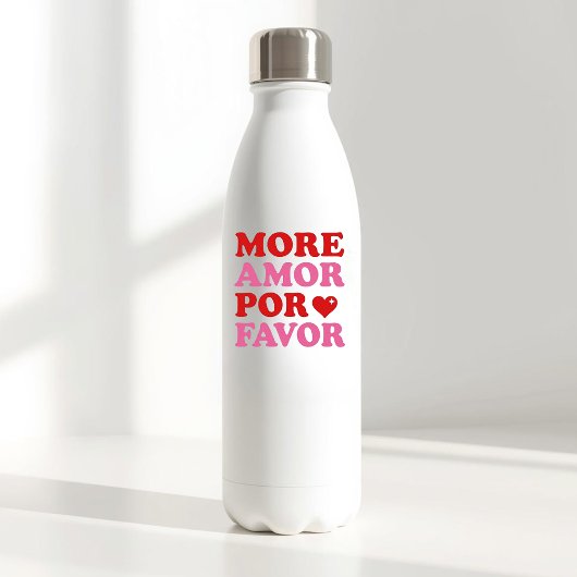 More Amor Por Favor Love Quote Sticker