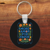 More Amor R Favor Latin Spanish Love Quote Sleutelhanger (Voorkant)