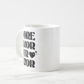 More Amor R Favor Retro Love Valentine Aestheti Koffiemok (Voorkant links)