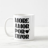 More Amor R Favor Retro Love Valentine Aestheti Koffiemok (Links)
