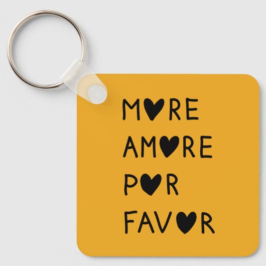 More Amore Pore Favor Sleutelhanger (Voorkant)