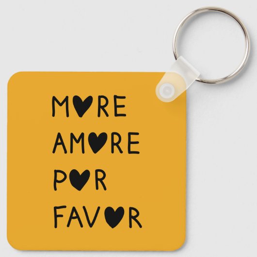 More Amore Pore Favor Sleutelhanger (Achterkant)