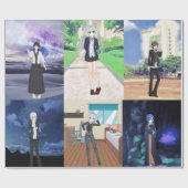 More Anime Style Wrapping Paper Cadeaupapier (Vlak)