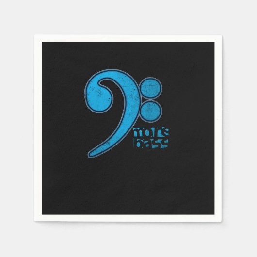 More Bass Clef Note Musical Notes Musicians Music Servet (Voorkant)