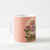 More Being Less Doing Self Care Floral Mug Koffiemok (Voorkant links)