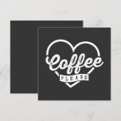 MORE COFFEE PLEASE KAART (Voorkant / Achterkant)