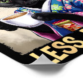 More Espresso Less Depresso Japanese Art Funny Cat Poster (Hoek)