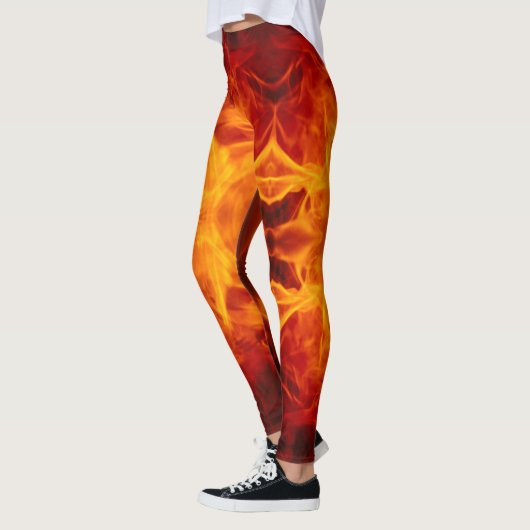 More Fire - Power Yoga Leggings (Links)