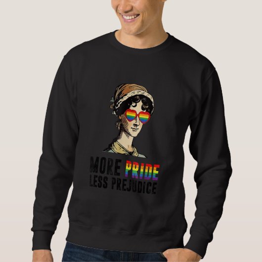 More Pride Less Prejudice Lgbt Gay Proud Ally Prid Trui (Voorkant)