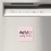 "More Self Love" Boho Inspirerend Motivatie Magneet (Insitu (Vaatwasser))