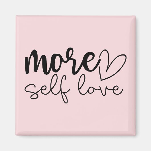 "More Self Love" Boho Inspirerend Motivatie Magneet (Voorkant)