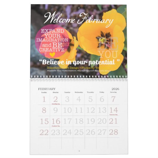 More Self LOVE ::  TWENTY 26 Calendar Kalender (Feb 2026)