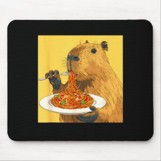 More Spaghetti Less Upsetti Capybara Illustration Muismat