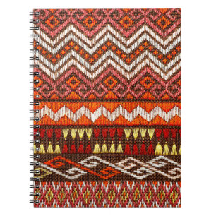 More than 100 years old colorful thai handcraft pe notitieboek