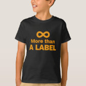 More Than a Label – Neurodiversity Pride T-Shirt (Voorkant)