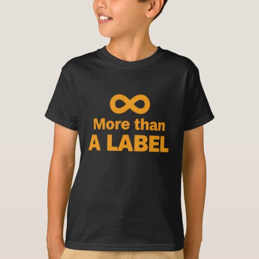 More Than a Label – Neurodiversity Pride T-Shirt (Voorkant)
