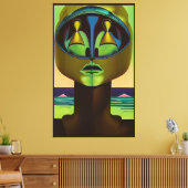 More Than Human Canvas Afdruk (Insitu (Woonkamer))