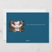 More the Merrier Holiday Pregnancy Announcement Feestdagenkaart (Achterkant)