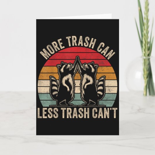 More Trash Can Less Trash Can't, Funny Retro Insra Kaart (Voorkant)