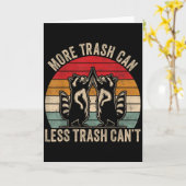 More Trash Can Less Trash Can't, Funny Retro Insra Kaart (Gele Bloem)