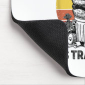 More Trash Can Less Trash Can't Raccoon Ssum Funny Muismat (Hoek)