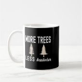 More Trees Less Holes Ugly Christmas Sweater Koffiemok (Links)