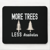 More Trees Less Holes Ugly Christmas Sweater  Muismat (Voorkant)