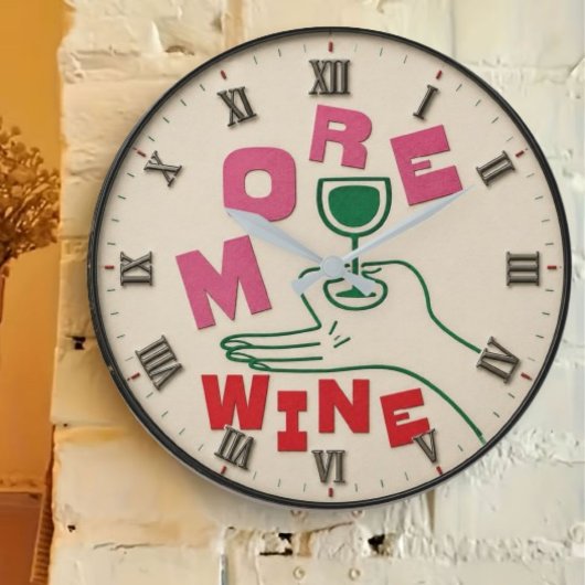 More Wine Modern Grote Klok