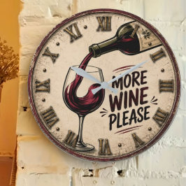 More Wine Please Rustic Home Bar Grote Klok