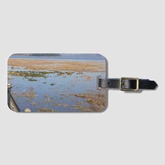 Morecambe Bay High-Tide Bagagelabel (Voorkant (horizontaal))