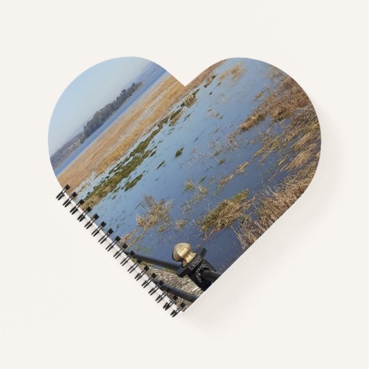 Morecambe Bay High-Tide Heart Notitieboek (Voorkant)