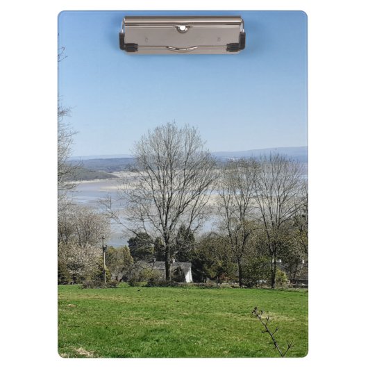 Morecambe Bay in het voorjaar Klembord (Voorkant)