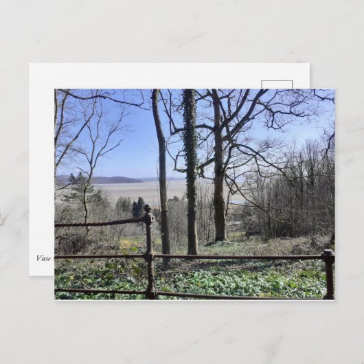 Morecambe Bay Uitzicht Briefkaart (Voorkant / Achterkant)