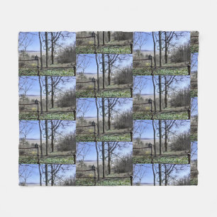 Morecambe Bay Uitzicht Fleece Deken