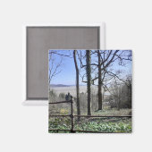 Morecambe Bay Uitzicht Magnet (Voorkant / Achterkant)