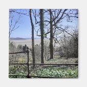 Morecambe Bay Uitzicht Magnet (Voorkant)